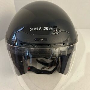 Fulmer Black Motorcycle Helmet AF-655 Dot approved.